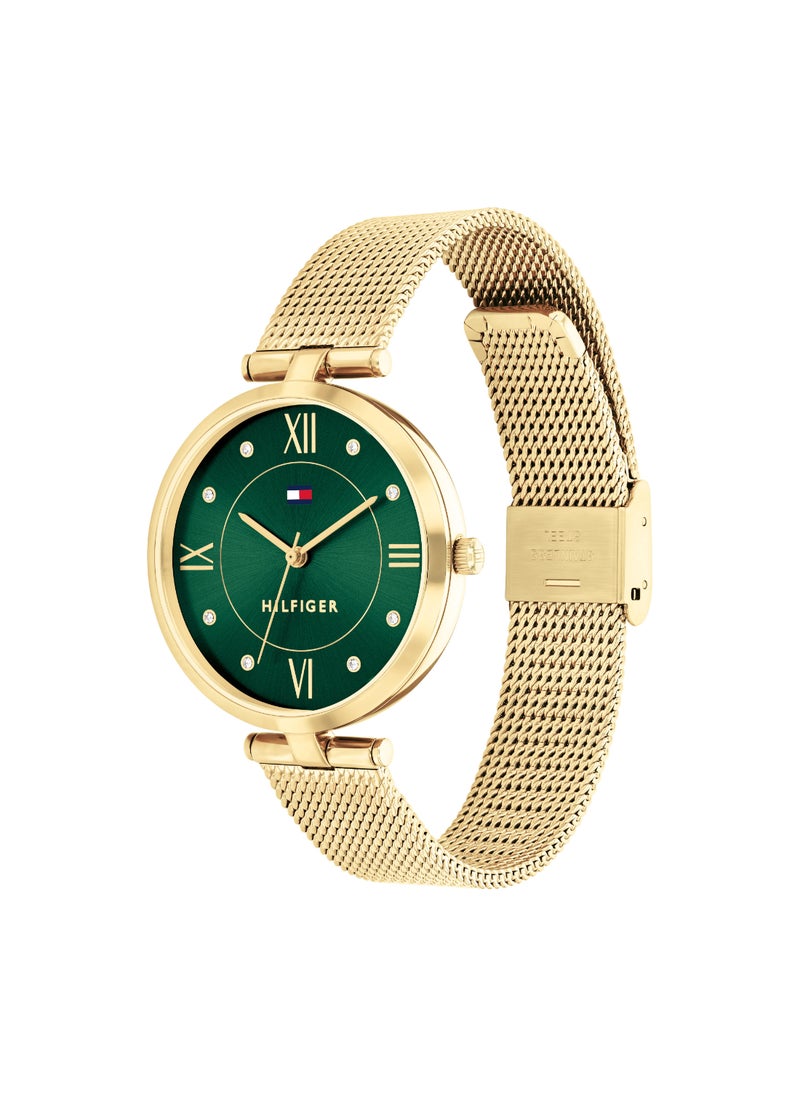 TOMMY HILFIGER Round Analog Women's Dark Green Case Watch - 1782711  - Image 2