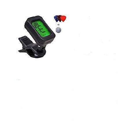 FESTRA RBT-01 Digital LCD Guitar Bass Violin Ukulele Clip On Automatic Chromatic Tuner With 3 Guitar Picks - Image 1