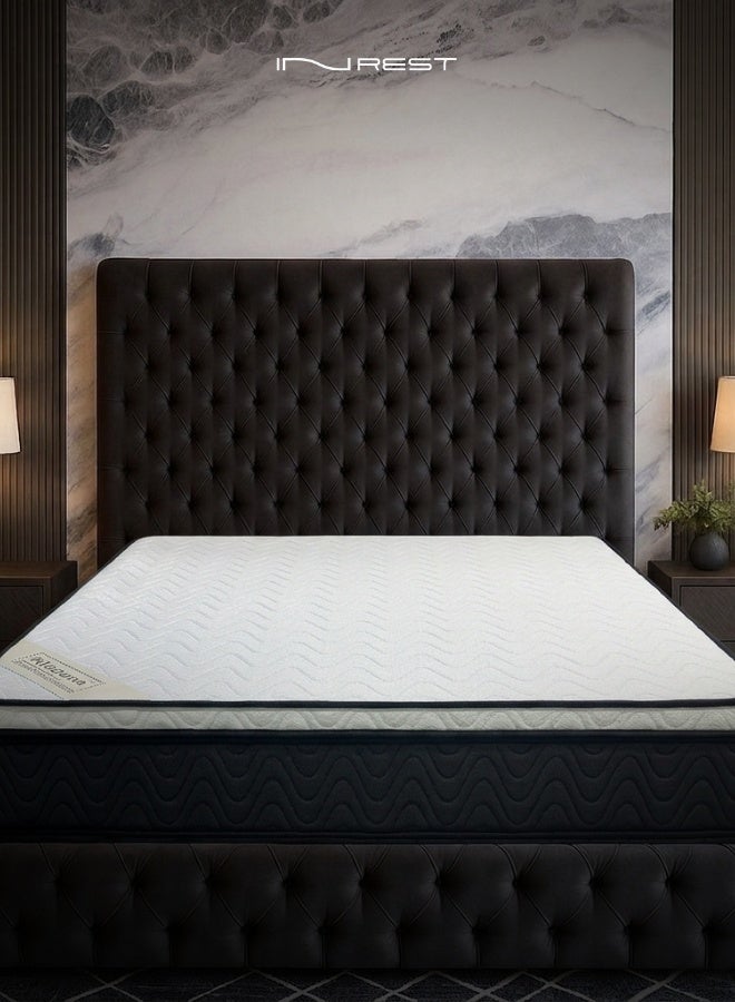 INREST Mattress IR512 Hotel Medium Firm – 30 cm Height Pocket Spring Motion Isolation 10 cm Inner Pad 120x200+32 cm (One and Half) - Image 3