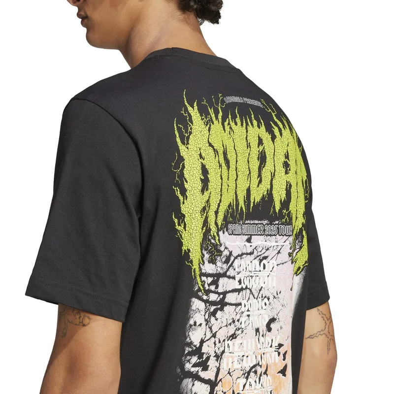 Adidas adidas Q12 TS DEATH Black Originals Men T-SHIRTS