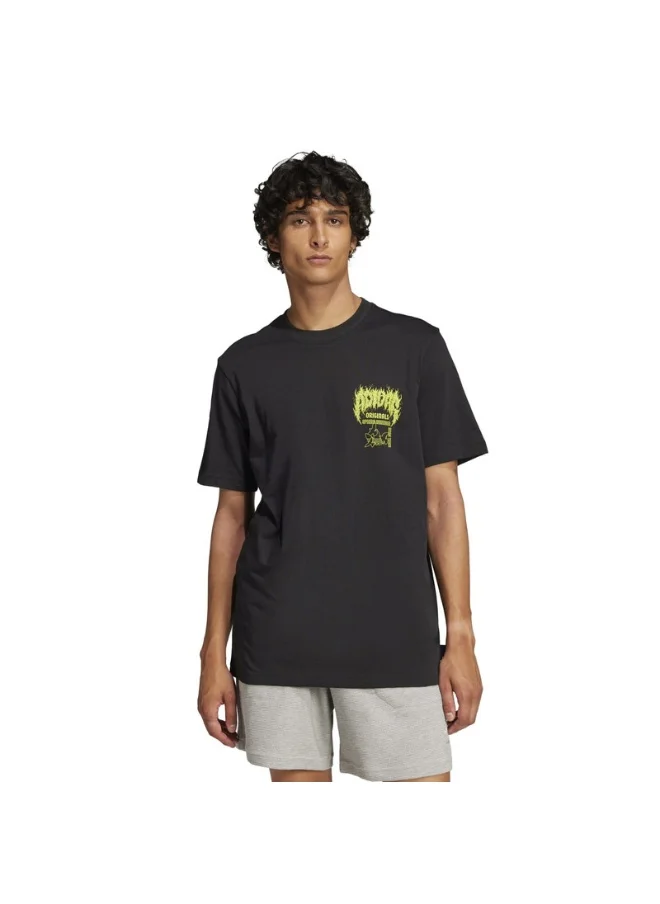 اديداس adidas Q12 TS DEATH Black Originals Men T-SHIRTS