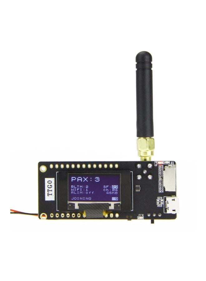 OLED SD Card Antenna Wifi Module Black/Gold - Image 1