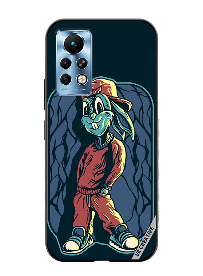 VR CREATIVE Protective Case Cover For Infinix Note 11 Pro Cool Rabit Design Multicolour - Image 1