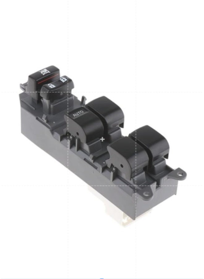 Power Window Switch Control Panel for Toyota Corolla 2008–2013 Driver Side Front Door Black - Image 2