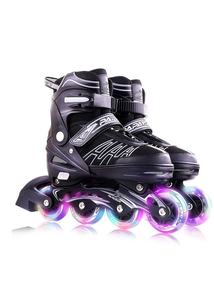 GT-Wheel - Skating Shoes Proffesional Adjustable Inline Roller Skates with Featuring All Lighting Wheels - Image 1