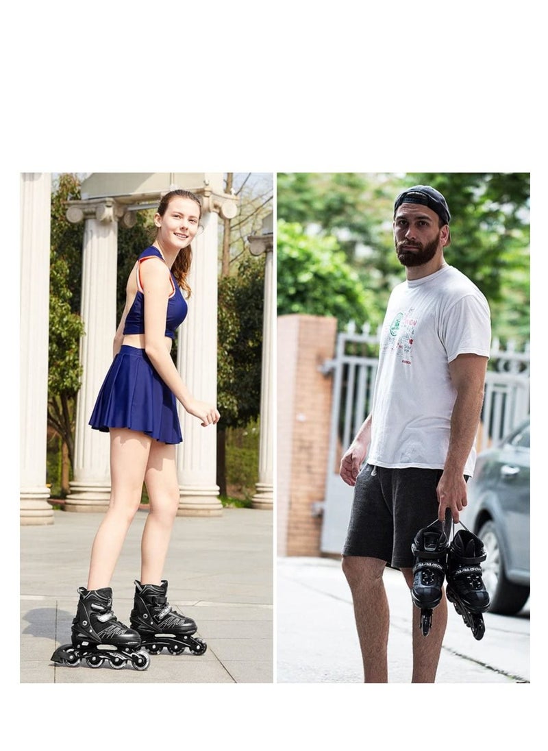 GT-Wheel - Skating Shoes Proffesional Adjustable Inline Roller Skates with Featuring All Lighting Wheels - Image 1