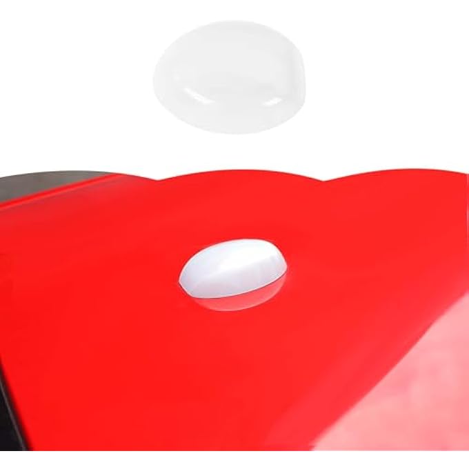 rayihni Roof Antenna Cover Trim Decoration Exterior Accessories for Ford Mustang 2015-2024,for Ford F150 2015-2020 (White) - Image 2