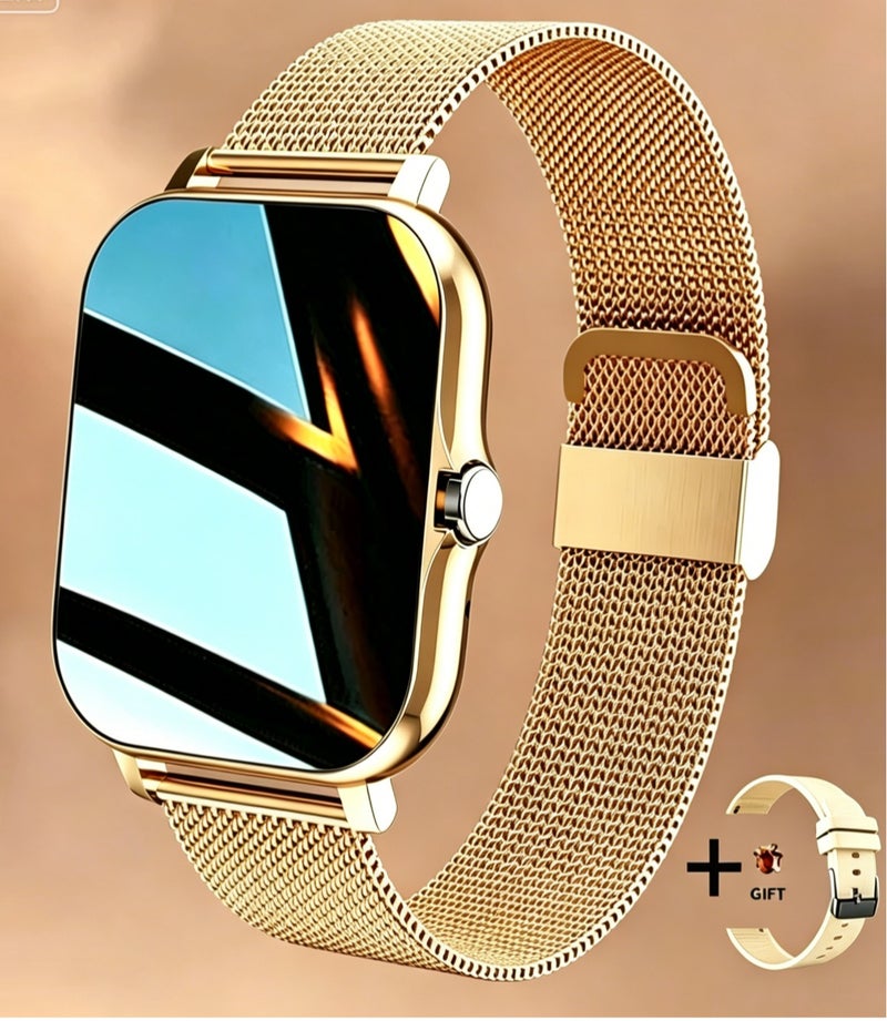 Smart Watch 1.7 Inches HD Full Touch Screen With Waterproof Bluetooth Calling With Heart Rate Monitor Sport Digital Smartwatch For Women Men Fitness Tracker Sleep Monitor Pedometer - Image 1