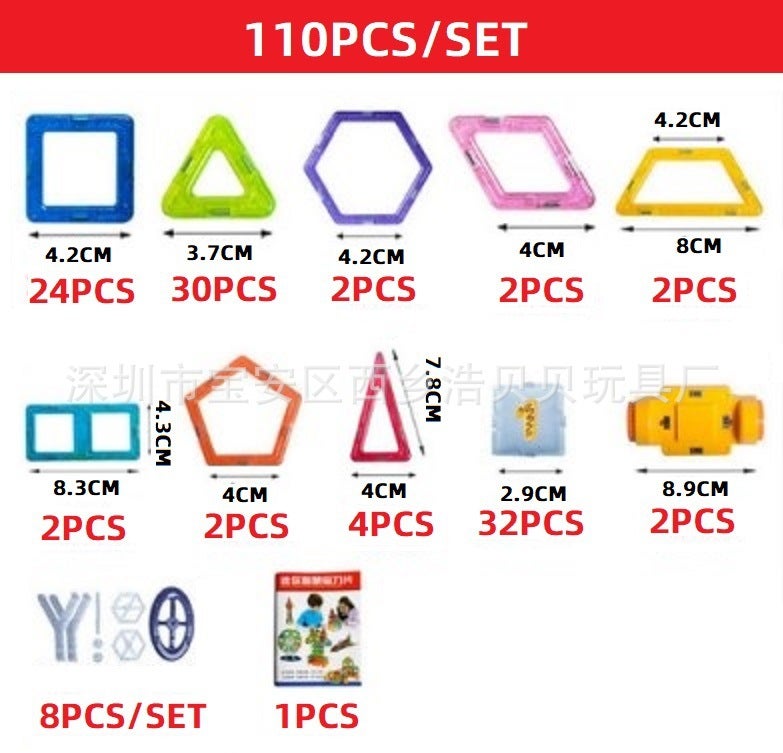 31 Transparent Mini Magnetic Film Mini Children'S Magnetic Film Set Puzzle Varied Po Toy - Image 2