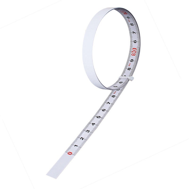 Self Adhesive Tape Measure 5m x 13mm Left To Right Reading - Carbon Steel Forging Wear Resistant Coating for Worktable Saw Table Machine - Image 3