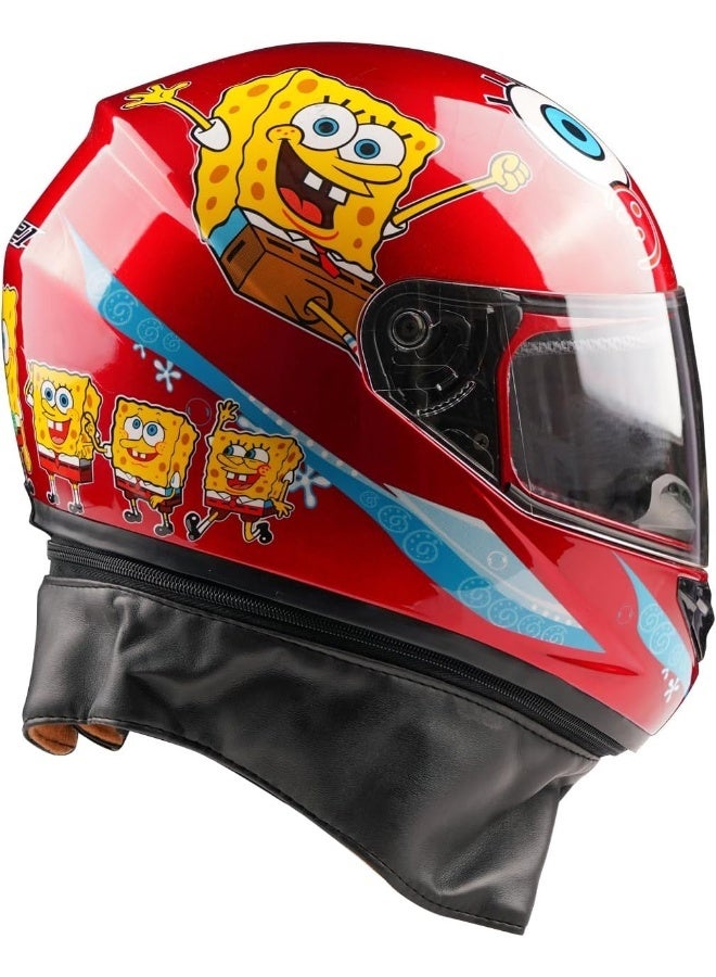 SpongeBob SquarePants Full Face Kids Protective Helmet - Image 3