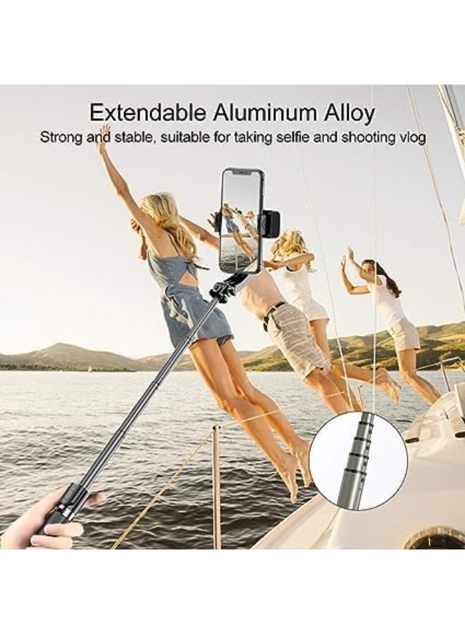 CAZADORA Selfie Stick Gimbal Stabilizer Model 3 — Professional Portable Aluminum Alloy Selfie Stick u0026 3-Axis Gimbal for Smartphones | Rotation Tripod + Foldable Portable Phone Holder | Smooth Handheld Stabilization for TikTok, Vlog, YouTube, Instagram Reels, Live Streams, Travel u0026 Content Creation | Lightweight 213g, Compact 20 cm Folded Length — 360° Rotation, Auto-Leveling, Quick Mount, Flexible Angle Adjustment, One-Tap Start, Stable Video u0026 Blur-Free Photos, Compatible with Most Smartphones, Black Finish, Durable Aluminum Alloy Build, Easy USB Charging u0026 Smart Controls — Ideal Gift for Creators u0026 Influencers - Image 4