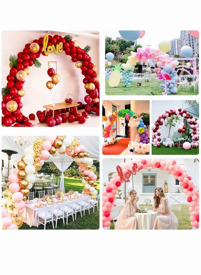HQ-GAMING Wide Adjustable Balloon Arch Kit Stand For Birthday Party Supplies Wedding Decorations Ballon Arch Holder Kit With Water Fillable Bases  - Image 4