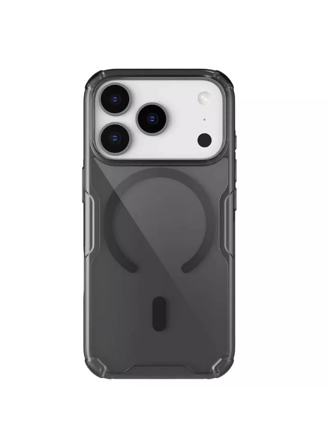 Nillkin Nature TPU Pro Magnetic case for Apple iPhone 17 Pro 6.3 (2025) - Transparent Black - Image 1