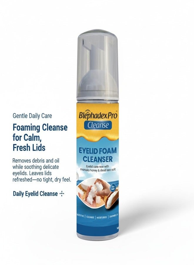 Visual Advantage Lunovus Eyelid Foam Cleanser with Manuka Honey and Dead Sea Salt – Gentle Daily Cleansing - Image 3