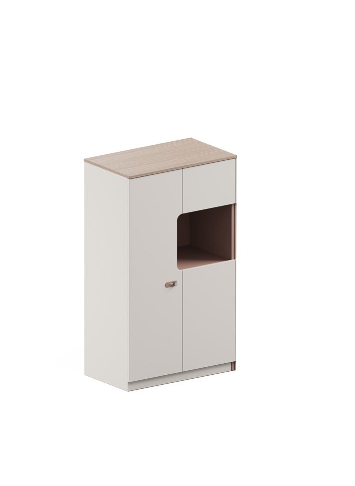 Neo Front Neo Front Cabinet with 3 Drawers and Door, Wooden Storage Cabinet with Shelves, Sideboard for Living Room, Entryway FK-BG0750  - Image 1