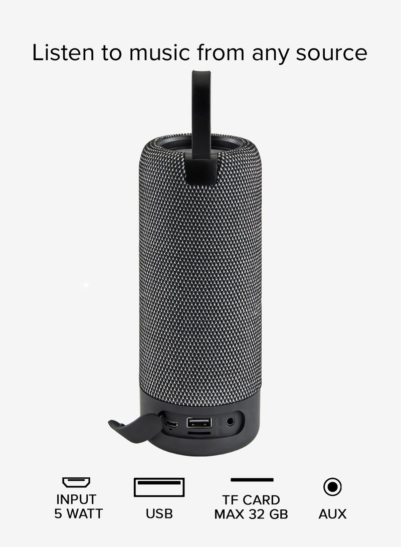 Portable Bluetooth Speaker with 10W multi-input fabric speaker, minimalist design, convenience, and high-quality sound makes SBS speaker a popular choice for indoor and outdoor use