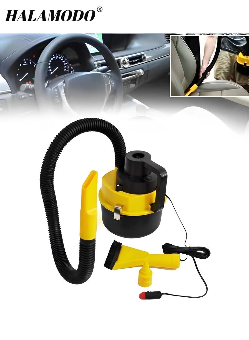 هالامودو مكنسة كهربائية للسيارة مكنسة كهربائية محمولة صغيرة للتنظيف الجاف والرطب بتصميم حلقة إحكام أوسع مكنسة كهربائية منزلية متعددة الوظائف مكنسة كهربائية قوية - Image 2
