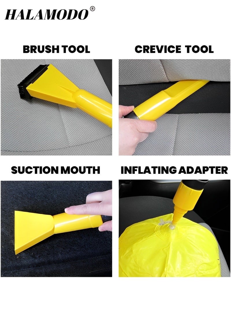 هالامودو مكنسة كهربائية للسيارة مكنسة كهربائية محمولة صغيرة للتنظيف الجاف والرطب بتصميم حلقة إحكام أوسع مكنسة كهربائية منزلية متعددة الوظائف مكنسة كهربائية قوية - Image 5