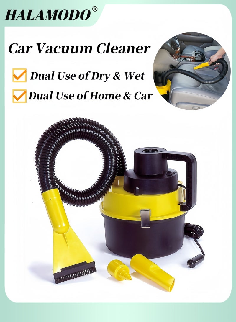 هالامودو مكنسة كهربائية للسيارة مكنسة كهربائية محمولة صغيرة للتنظيف الجاف والرطب بتصميم حلقة إحكام أوسع مكنسة كهربائية منزلية متعددة الوظائف مكنسة كهربائية قوية - Image 1