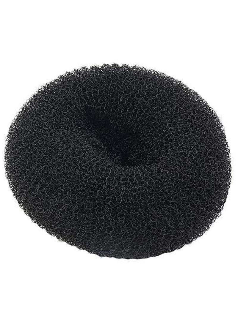 2 pesc Hair Donut Bun Maker For Dark Hair Black -  X large - Image 4