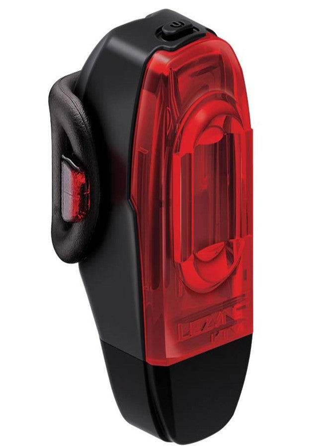LEZYNE KTV Drive+ Bicycle USB Stick Rechargeable IPX7 Waterproof 270-Degree Visibility LED Rear Light w/Multiple Modes | Mounting Strap Included, Black, 40 Lumens - Image 1