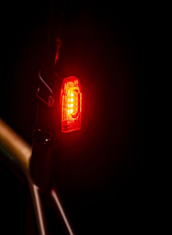 LEZYNE KTV Drive+ Bicycle USB Stick Rechargeable IPX7 Waterproof 270-Degree Visibility LED Rear Light w/Multiple Modes | Mounting Strap Included, Black, 40 Lumens - Image 5