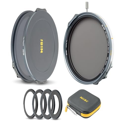 NiSi JetMag Pro VND Flex Kit 82MAG Magnetic Filter Kit 15 Stops True Color VND 67mm72mm77mm 82mm Adaptors Front Cap Back Cap Caddy Pouch - Image 1
