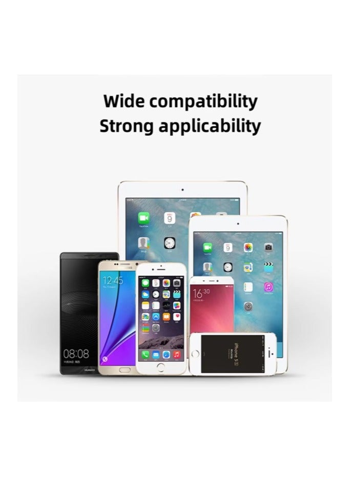 Car Phone Holder, Magnetic Phone Holder for Car, Magnetic Holder for iPhone, Magnetic Mobile Holder, Car Phone Holder, Holder for Fixing Mobile in Car, Car Mobile Mount, Car Phone Holder with Adhesive and Magnet, Simple and Practical Mobile Holder, iPhone, Huawei, and Samsung Mount for Car Dashboard and Various Surfaces, Magnetic Holder Suitable for Horizontal and Vertical Phone Mounting in Car, round holder - Black color. - Image 3