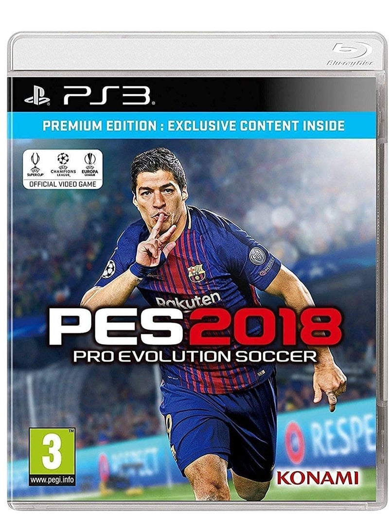 Konami PES 2018 Pro Evolution Soccer By Konami - playstation_3_ps3 - Image 1