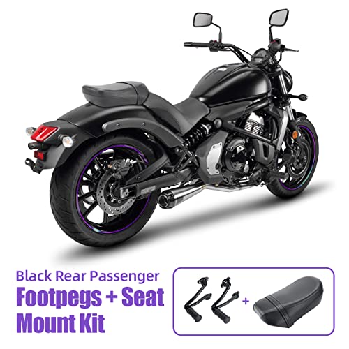 FIASRAC Passenger Seat and Foot Pegs Kit For Kawasaki Vulcan 650 VN650 2015-2023 - Image 2