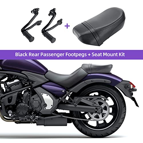FIASRAC Passenger Seat and Foot Pegs Kit For Kawasaki Vulcan 650 VN650 2015-2023 - Image 3