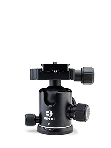 Benro Triple Action Ballhead with PU60 Plate, 30.9 lb. Capacity- Black (B1) - Image 5