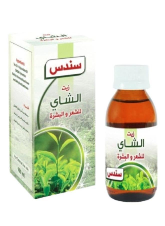 سندس زيت الشاي للشعر والبشرة 100 مل