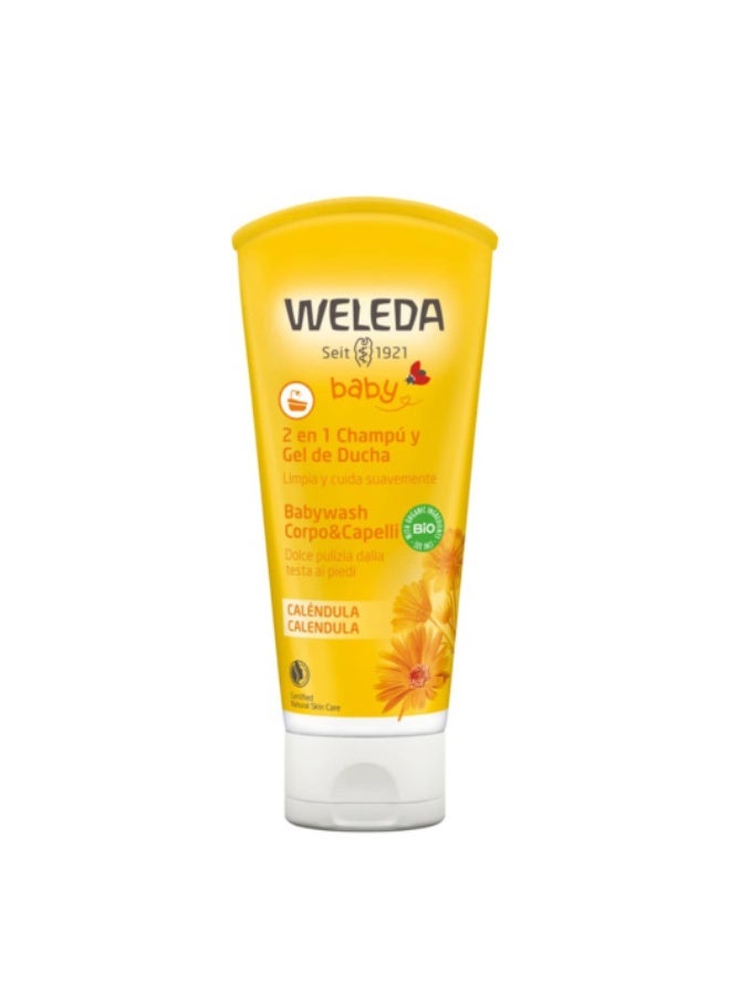 Weleda Calendula Shampoo and Body Wash 200ml - Image 1