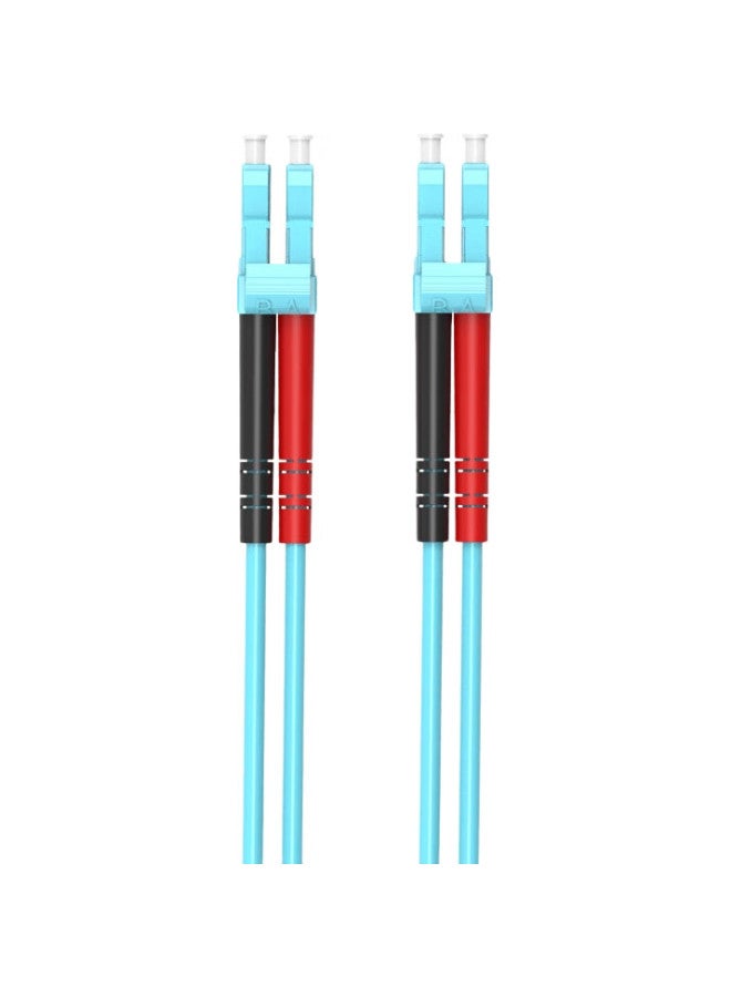 Nokoxin, Telecom-grade 10 Gigabit Multi-mode Dual-core Fiber Optic Patch Cable, 3 Multi-mode Dual-core Bend-resistant Pigtail Fiber Optic Module, Data Core Room Communication Connection Fiber Optic Pigtail Lc-lc, 20 Meters - Image 2