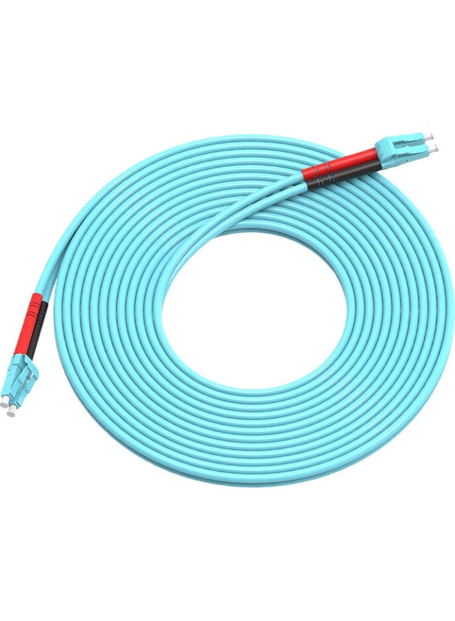 Nokoxin, Telecom-grade 10 Gigabit Multi-mode Dual-core Fiber Optic Patch Cable, 3 Multi-mode Dual-core Bend-resistant Pigtail Fiber Optic Module, Data Core Room Communication Connection Fiber Optic Pigtail Lc-lc, 20 Meters - Image 1