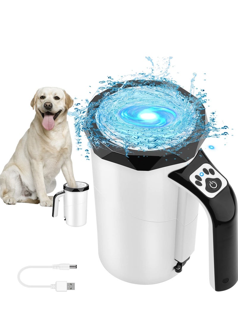 Excefore Automatic Dog Paw Cleaner, Washer Cup, 2 in 1 Portable Pet Cleaner with Soft Silicone Brush, Black  - Image 1