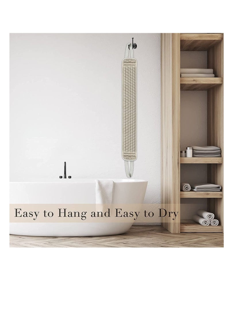 Excefore Exfoliating Back Scrubber for Shower, Bath Shower Women/Man,Deep Clean & Invigorate Your Skin(32.5 inch length 3.5 width) - Image 2