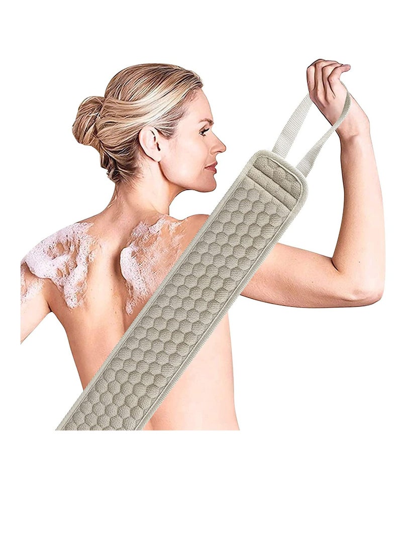 Excefore Exfoliating Back Scrubber for Shower, Bath Shower Women/Man,Deep Clean & Invigorate Your Skin(32.5 inch length 3.5 width) - Image 1