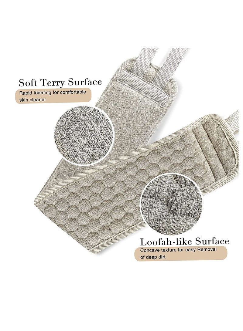 Excefore Exfoliating Back Scrubber for Shower, Bath Shower Women/Man,Deep Clean & Invigorate Your Skin(32.5 inch length 3.5 width) - Image 5