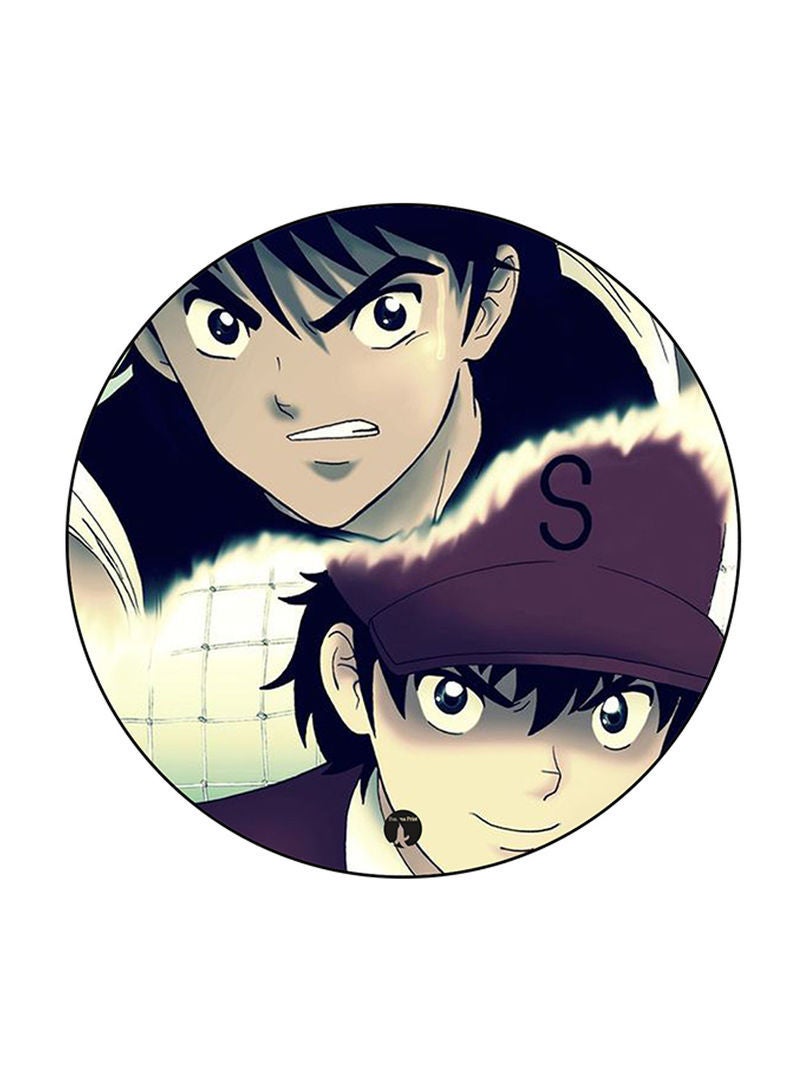 RKN Anime Captain Majid Printed Mouse Pad Multicolour
