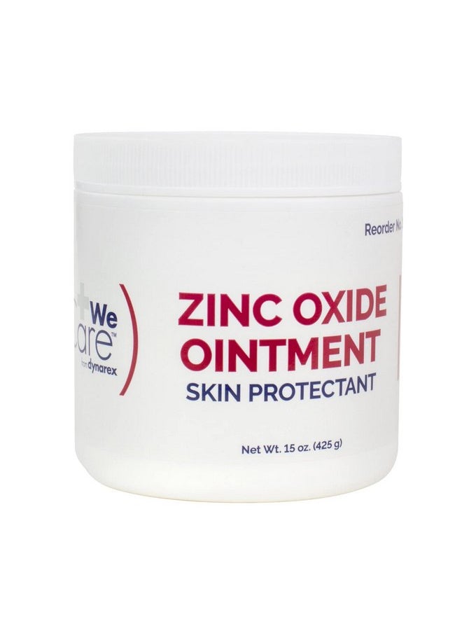 Dynarex Dynarex Zinc Oxide Ointment, Soothes, Prevents, and Relieves Diaper Rash, Chaffed Skin, and Irritation, White, 1 Count - 15 oz. Jar of Ointment  - Image 1