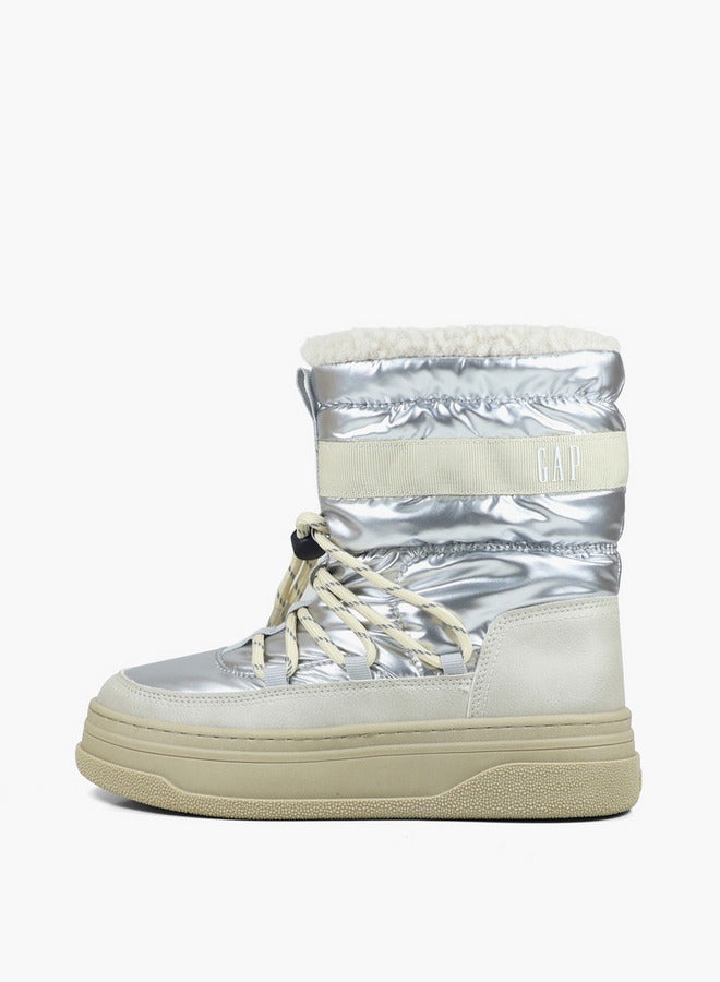 GAP Women's PARADISE HIGH NYL Lace-Up Boots - GPW5212071620 - Image 1
