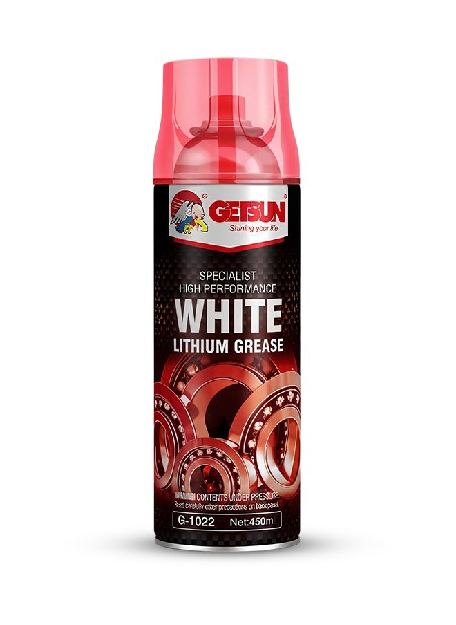 GETSUN GETSUN High-performance white lithium grease spray for superior lubrication 450ml G-1022  - Image 1