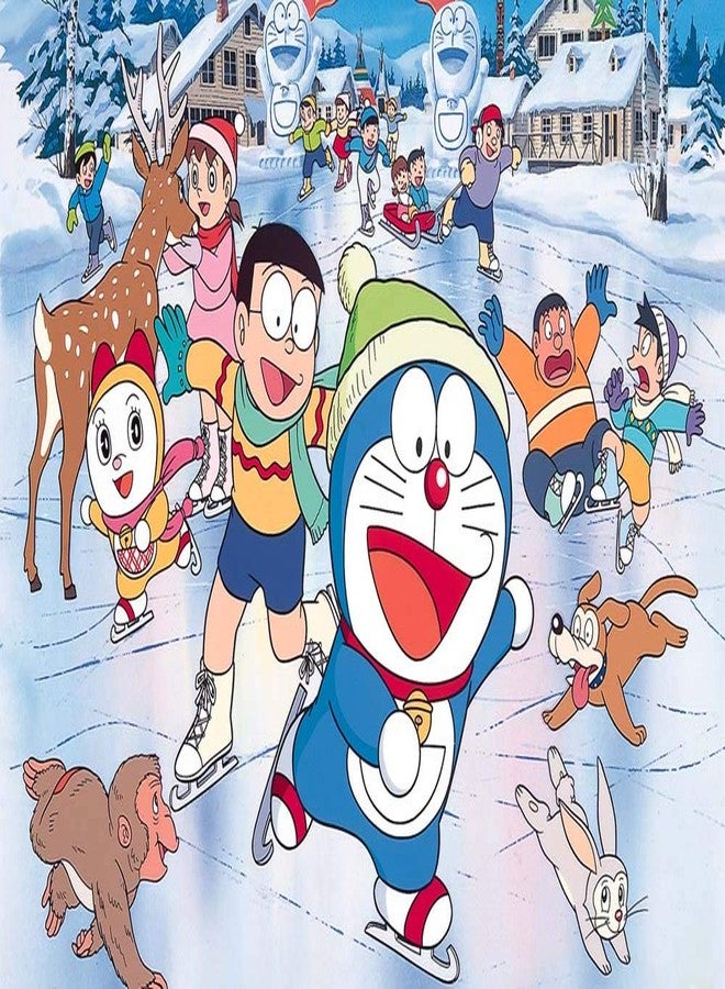 wallpics® Doraemon Cartoon Waterproof Vinyl Sticker Poster || (12X18 inches) can2471-1 - Image 1