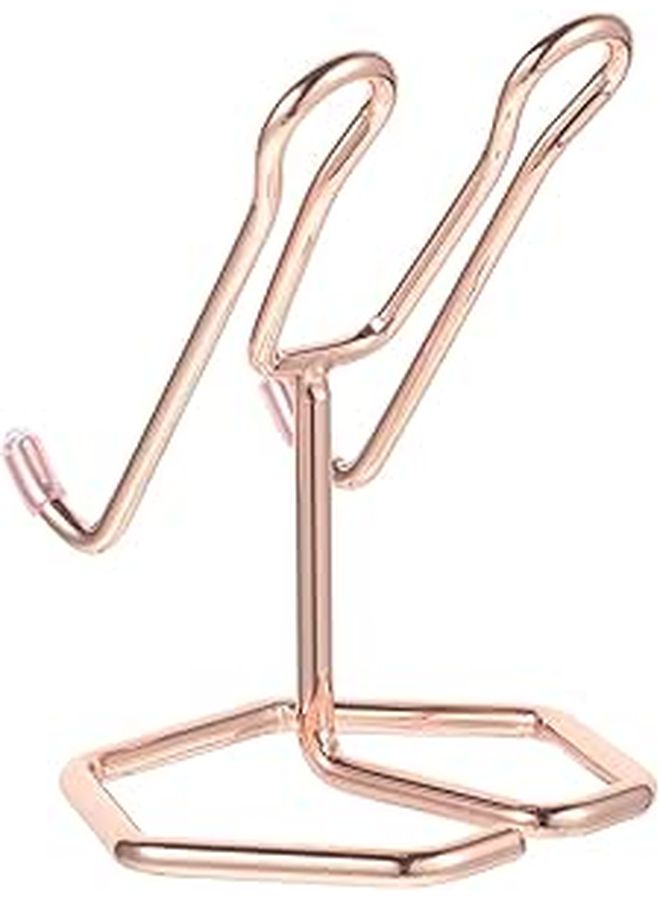 Rose Pink Bunny Base Phone Stand Desktop Holder Office Display Desk - Image 1
