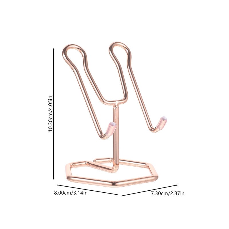 Rose Pink Bunny Base Phone Stand Desktop Holder Office Display Desk - Image 3