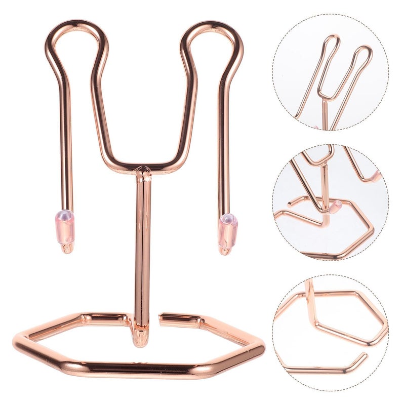 Rose Pink Bunny Base Phone Stand Desktop Holder Office Display Desk - Image 5