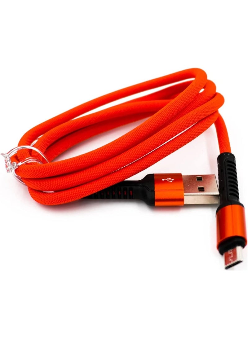 REBENUO USB To Type-C Data Sync And Charging Cable For Apple iPhone Black/Red - Image 4